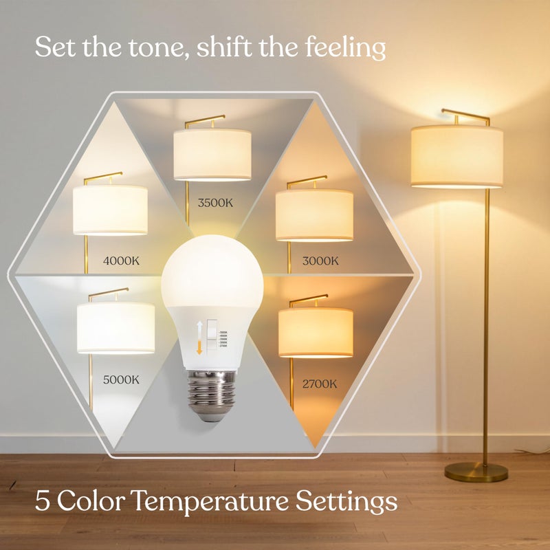 Brightech Montage Modern Floor lamp, LED Floor Lamp for Living Rooms & Offices - Tall Standing Lamp for Bedroom Reading - Corner Pole Lamp for Contemporary Home Decor - Gold, Antique Brass - Image 2